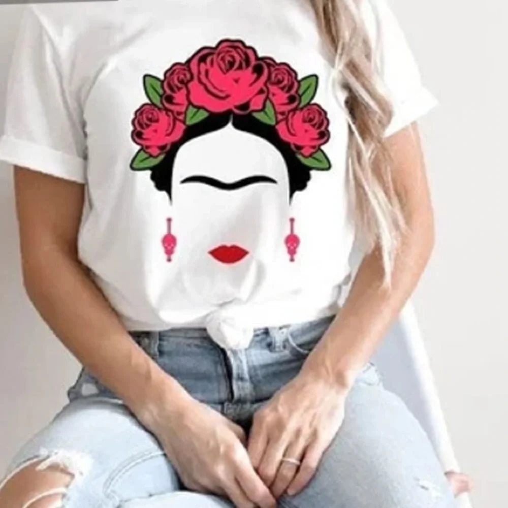 FRIDA Graphic White T-Shirt - Picture 3 of 4
